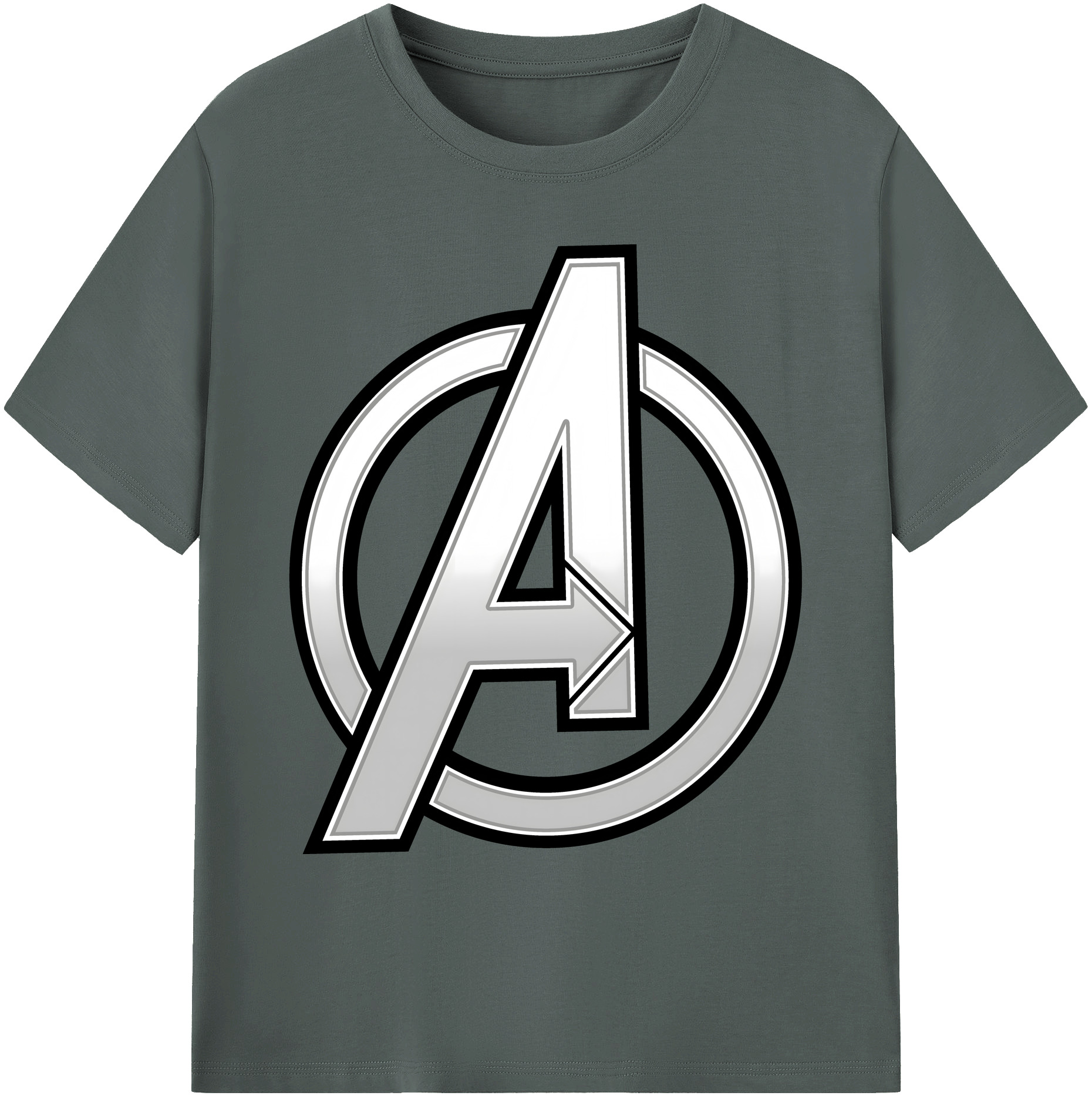 （画像用） アベンジャーズ The Avengers 綿100％ メンズ半袖Tシャツ｜肌触りやわらか＆通気性